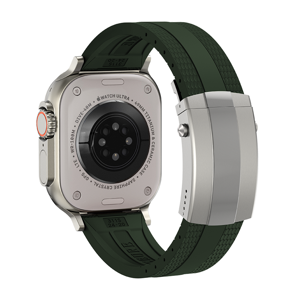 Ocean Luxe Band: Elegancia Marina y Durabilidad FKM para Apple Watch