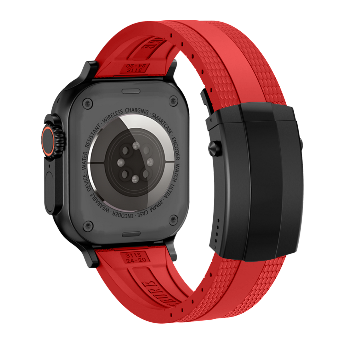 Ocean Luxe Band: Elegancia Marina y Durabilidad FKM para Apple Watch