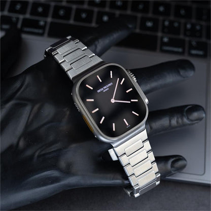 Old Money Luxurious Metal Band: Eleva Tu Apple Watch con Elegancia Atemporal
