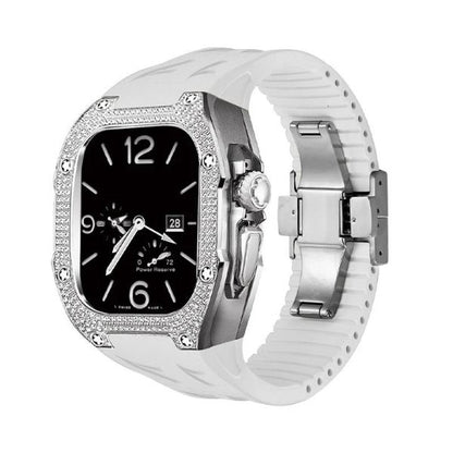 RM7006 Titanium 5A Zircon Retrofit Kit: Lujo y Protección para Apple Watch Ultra