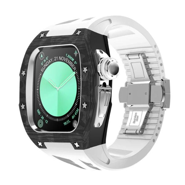 RM7013 Carbon Fiber Retrofit Kit: Estilo Vanguardista para Apple Watch S10