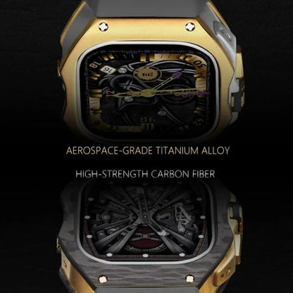 RM808 Carbon Fiber Retrofit Kit: Protección Híbrida y Estilo para Apple Watch Ultra