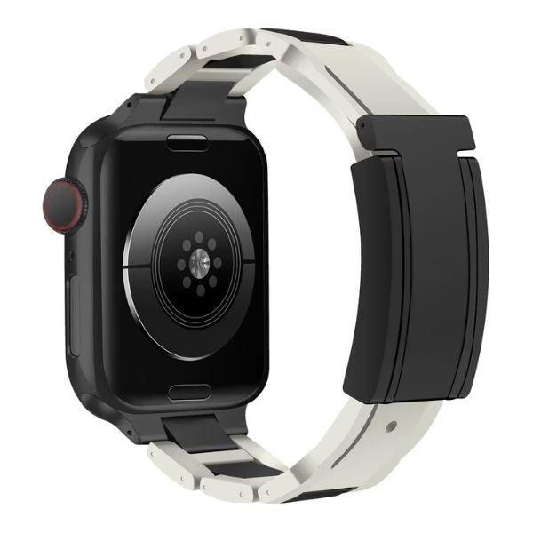 T-Type Band para Apple Watch: Innovación y Lujo en Acero Inoxidable y Silicona