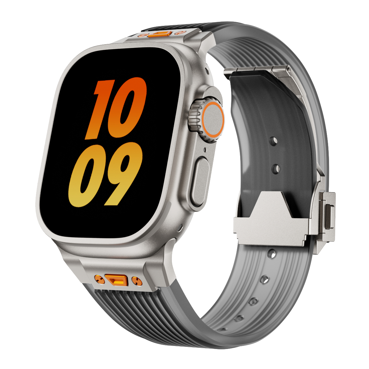 RM Transparent Silicone Band: Elegancia Semitransparente para Apple Watch
