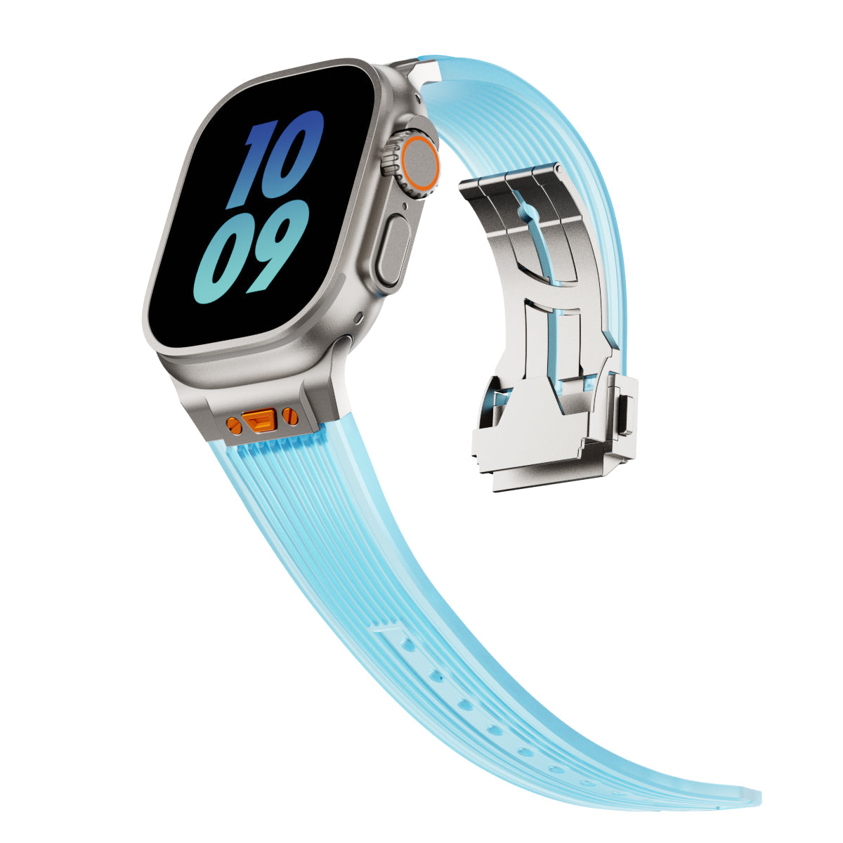 RM Transparent Silicone Band: Elegancia Semitransparente para Apple Watch