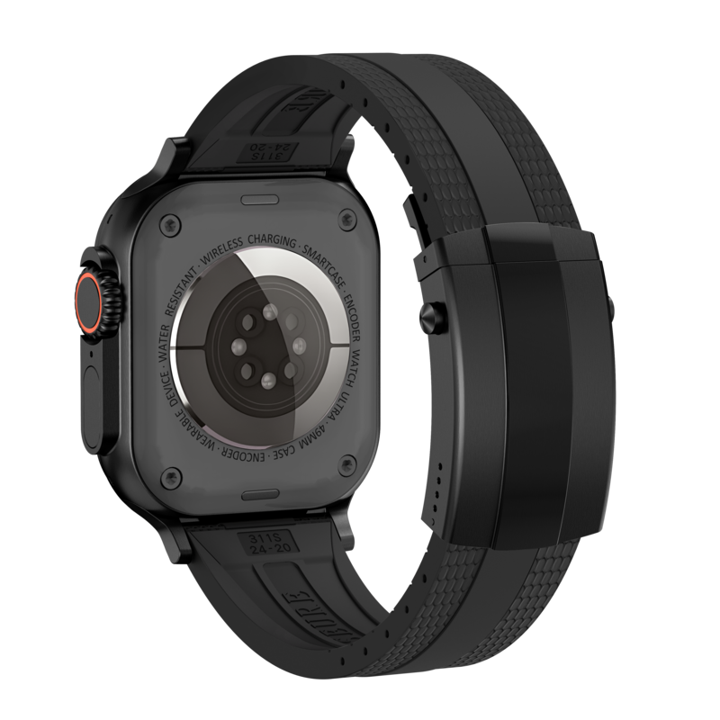 Ocean Luxe Band: Elegancia Marina y Durabilidad FKM para Apple Watch