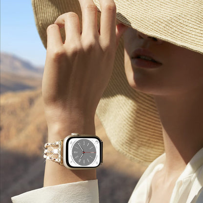 Bling Diamond Link Bracelet: Lujo Brillante para tu Apple Watch