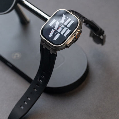 NEW AP Thick Silicone Band: Confort y Durabilidad con Adaptador de Titanio para Apple Watch