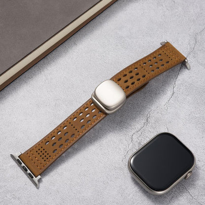 Breathable Leather Strap: Elegancia y Confort para Tu Apple Watch