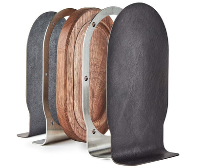 TuneBase: Soporte Premium de Madera y Cuero para Auriculares | Estilo y Protección