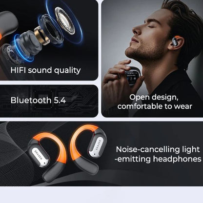 ERAZER XF32: Auriculares Inalámbricos OWS con Traducción IA y Audio Potente