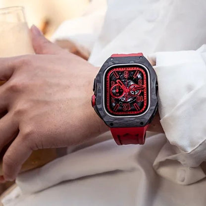 RM808 Carbon Fiber Retrofit Kit: Protección Híbrida y Estilo para Apple Watch Ultra