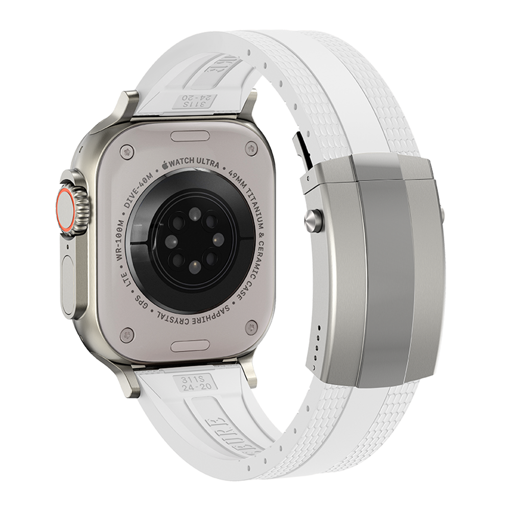 Ocean Luxe Band: Elegancia Marina y Durabilidad FKM para Apple Watch