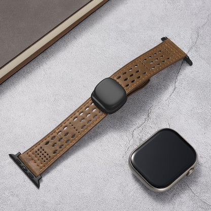 Breathable Leather Strap: Elegancia y Confort para Tu Apple Watch