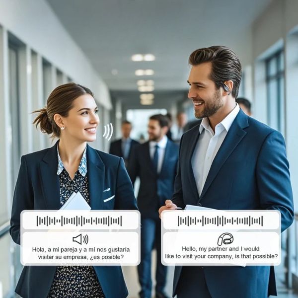 ERAZER XF31: Auriculares Inalámbricos con Traducción AI para Comunicación Sin Límites