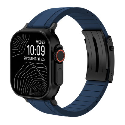 Ocean Luxe Band: Elegancia Marina y Durabilidad FKM para Apple Watch