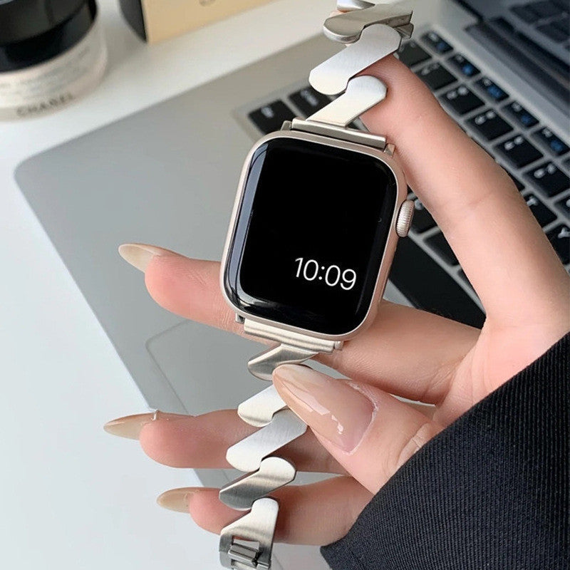 Mobius Metal Bracelet: Elegancia Artesanal para tu Apple Watch