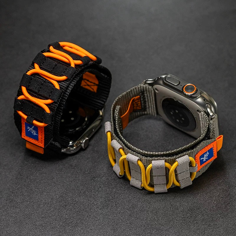 Designer Nylon Woven Band: Aventura y Resistencia para Tu Apple Watch
