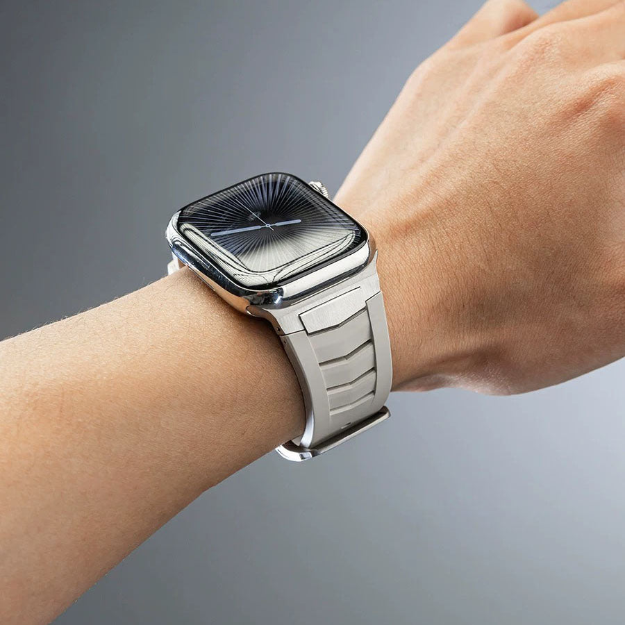 Mecha Fluororubber Band: Confort y Estilo Robusto para Apple Watch