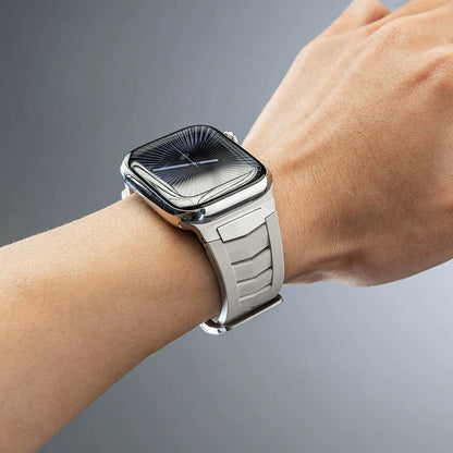 Mecha Fluororubber Band: Confort y Estilo Robusto para Apple Watch