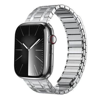AP Frosted Stainless Steel Magnetic Band: Fuerza y Estilo para Apple Watch
