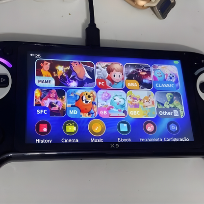 Consola de Juegos Portátil - X9 Game Stick Retro con Pantalla IPS de 5,5”