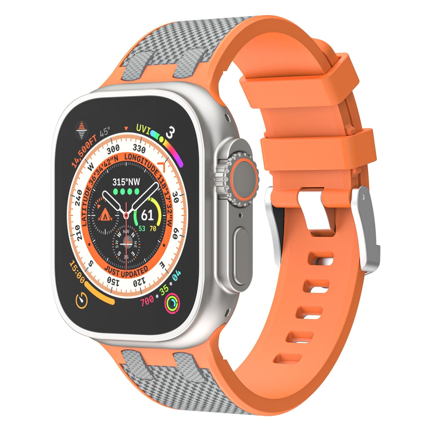 AP Dual Color Matching Silicone Band: Estilo Vibrante y Confort para Apple Watch