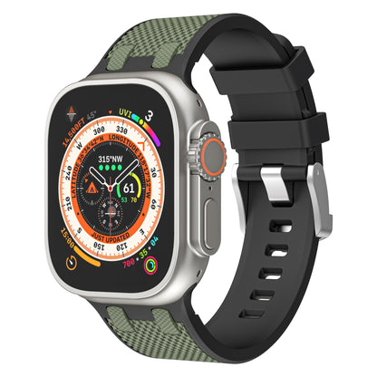 AP Dual Color Matching Silicone Band: Estilo Vibrante y Confort para Apple Watch