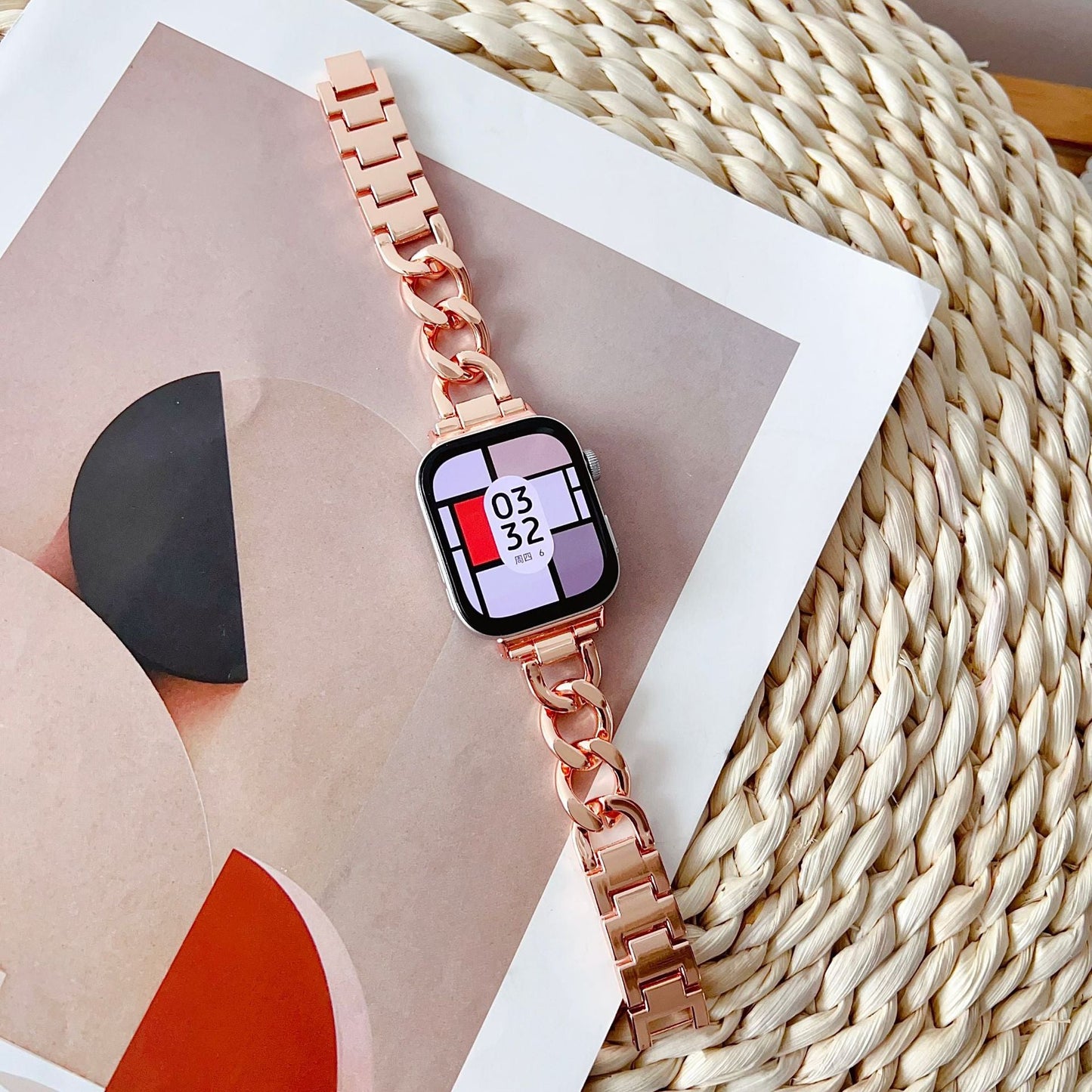 Luxury Bracelet para Apple Watch: Elegancia Inoxidable y Diseño Exclusivo
