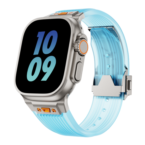 RM Transparent Silicone Band: Elegancia Semitransparente para Apple Watch
