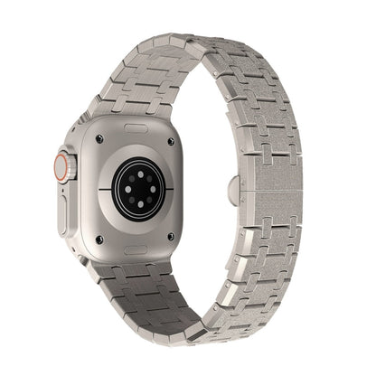 AP Stainless Steel Flashing Double Chain Band: Lujo y Distinción para tu Apple Watch