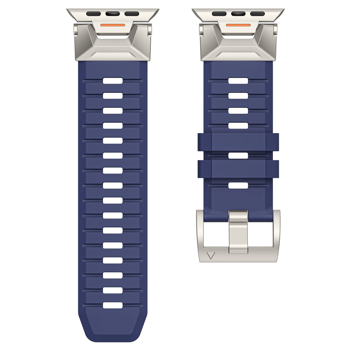 New Explorer Fluororubber & Leather Strap: Audacia y Estilo para Apple Watch