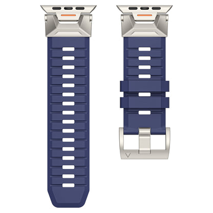 New Explorer Fluororubber & Leather Strap: Audacia y Estilo para Apple Watch