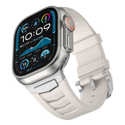 Mecha Fluororubber Band: Confort y Estilo Robusto para Apple Watch