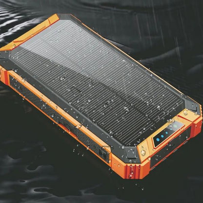 Power Sunbank: Cargador Solar 4 en 1 Inalámbrico de 50000mAh