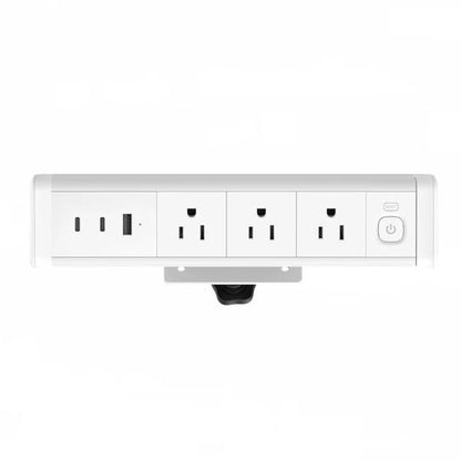 PowerClamp™ USB-C PD 65W: Toma de Corriente Múltiple para Escritorio