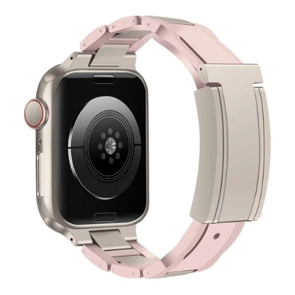 T-Type Band para Apple Watch: Innovación y Lujo en Acero Inoxidable y Silicona