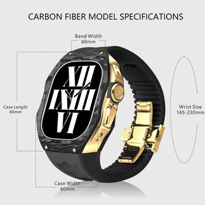 RM808 Carbon Fiber Retrofit Kit: Protección Híbrida y Estilo para Apple Watch Ultra