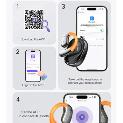 ERAZER XF31: Auriculares Inalámbricos con Traducción AI para Comunicación Sin Límites