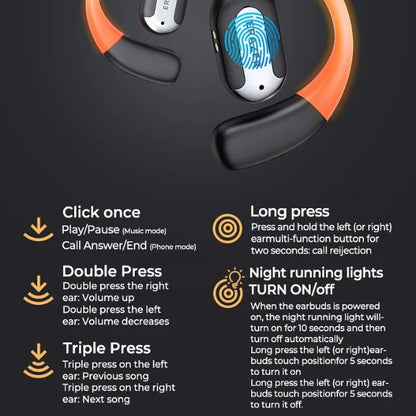 ERAZER XF32: Auriculares Inalámbricos OWS con Traducción IA y Audio Potente