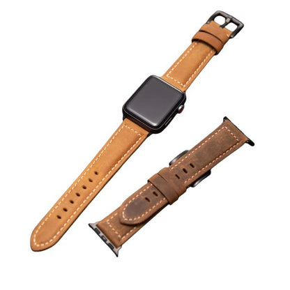 Classic Leather Band: Elegancia Atemporal y Artesanía Italiana para Apple Watch