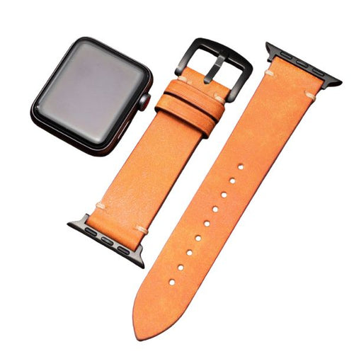 Correa de Cuero Italiano Premium para Apple Watch: Estilo Clásico y Sostenible