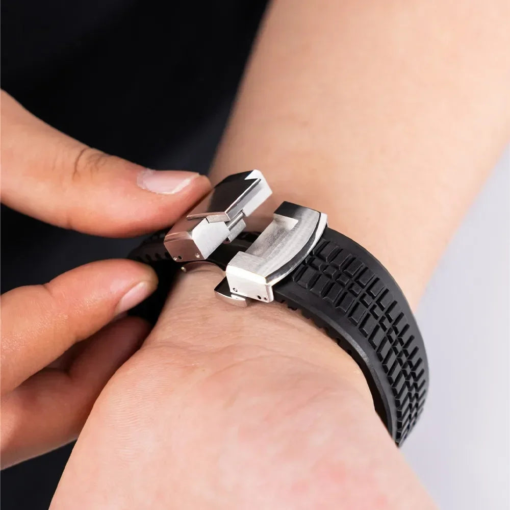 GR Modern Grenade: Pulsera Estilo Milita para Apple Watch