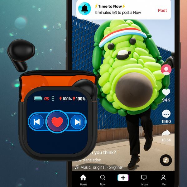 HTC NE20 – Auriculares traductores con pantalla LCD, OWS y sonido Hi-Fi