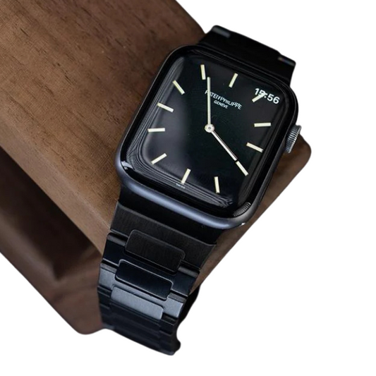 Old Money Luxurious Metal Band: Eleva Tu Apple Watch con Elegancia Atemporal