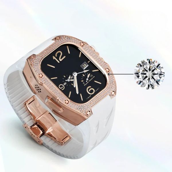 RM7006 Titanium 5A Zircon Retrofit Kit: Lujo y Protección para Apple Watch Ultra