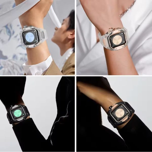 RM7013 Crystal Case Retrofit Kit: Transformación Premium para Apple Watch S10