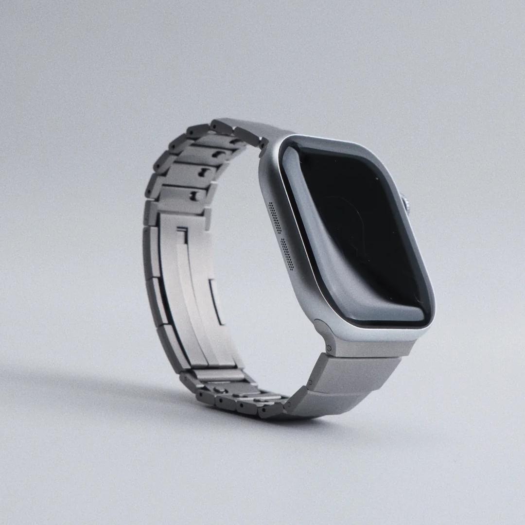 GT Link Bracelet: Lujo y Precisión en Acero Inoxidable para Apple Watch