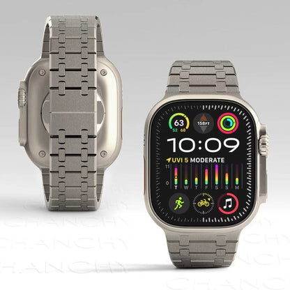 AP Stainless Steel Flashing Double Chain Band: Lujo y Distinción para tu Apple Watch