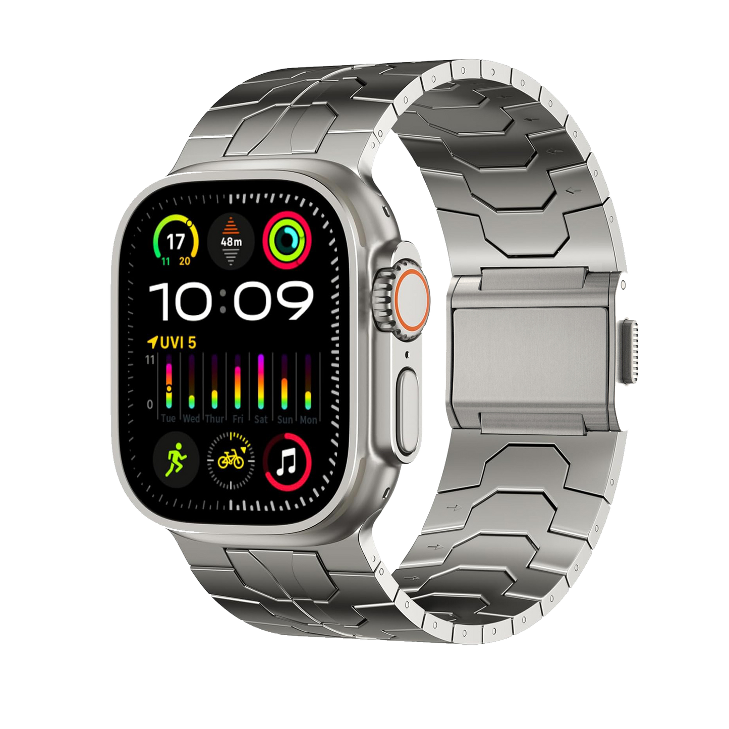 Stainless Steel Ultra Band: Estilo y Durabilidad Premium para Apple Watch